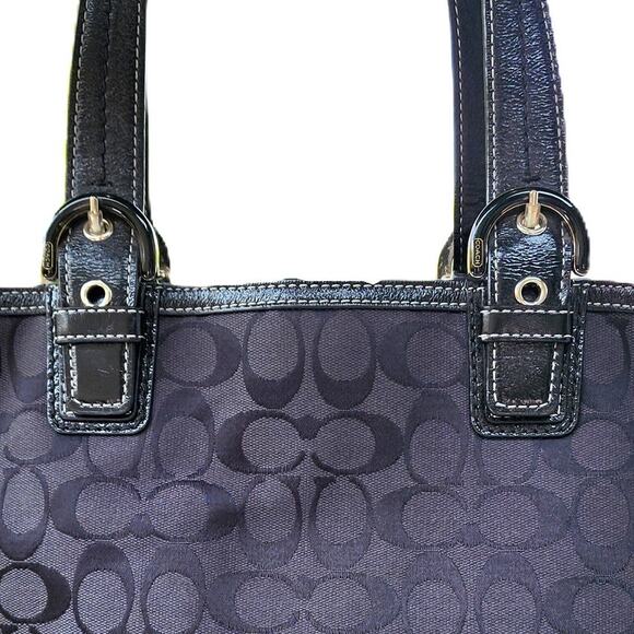 Coach Soho Signature Logo Tote Shopper Shoulder Bag Vintage - Picture 6 of 12